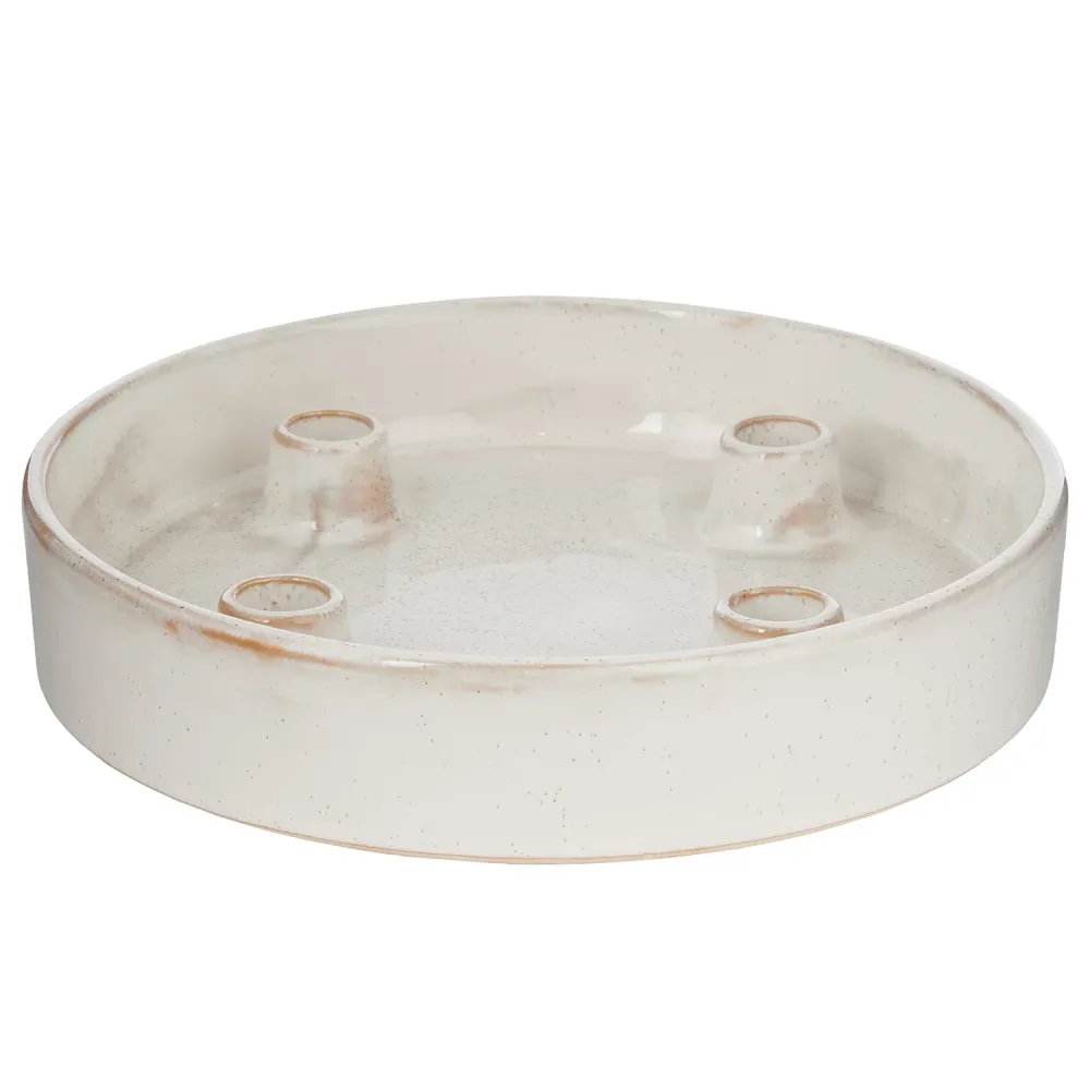 ADVENT farfurie ceramica pentru 4 lumanari