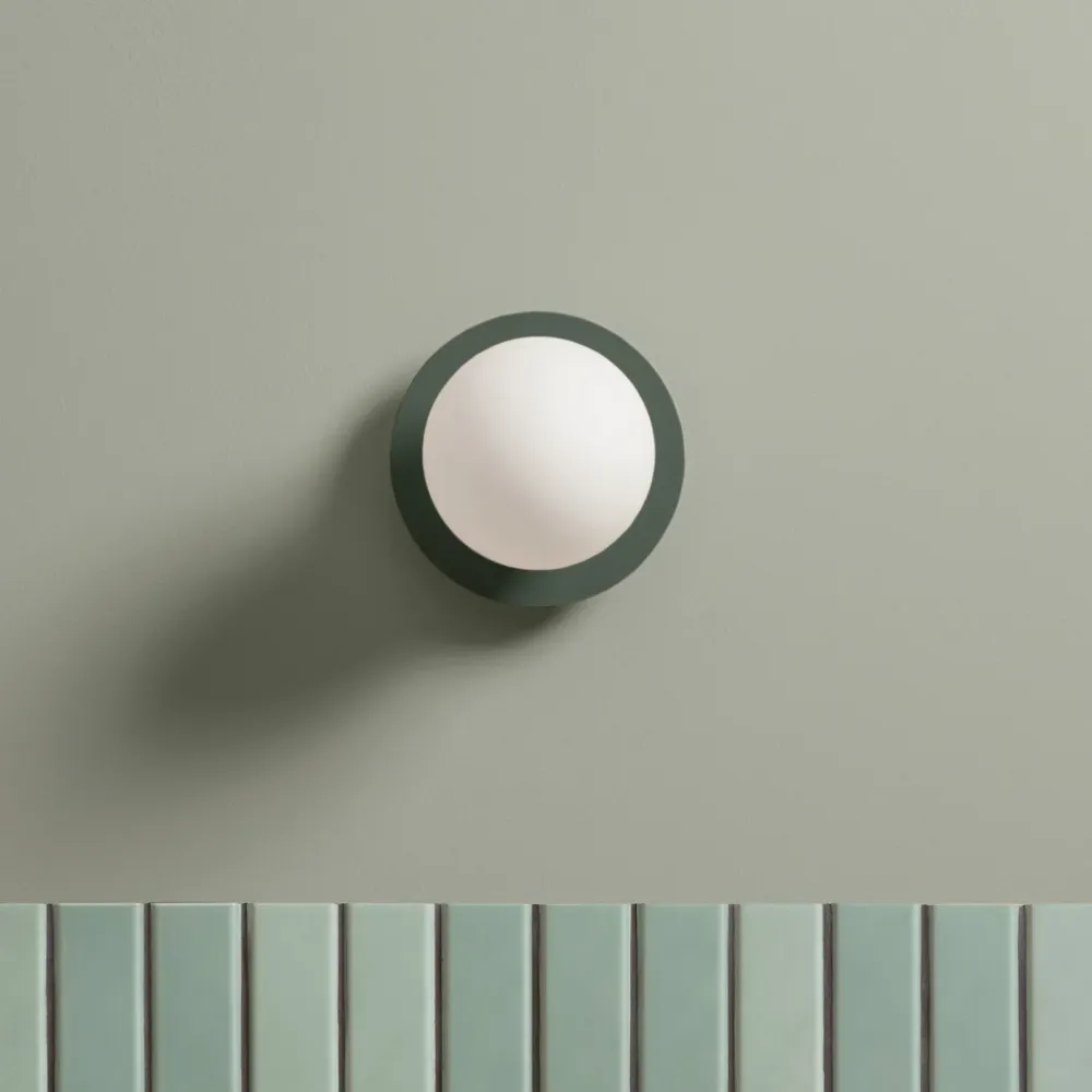 Aplică / Plafonieră Circle 160 Ash Green