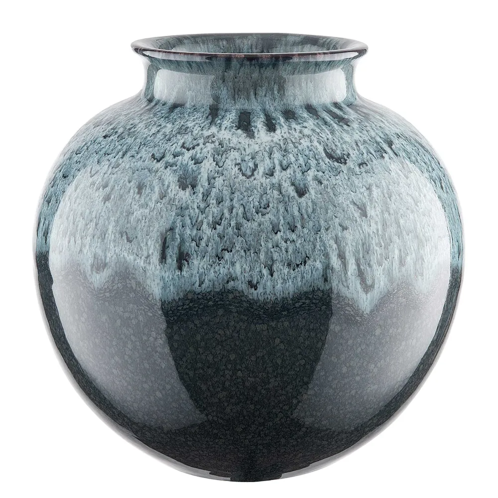 AQUARELLE vaza ceramica 20cm petrol