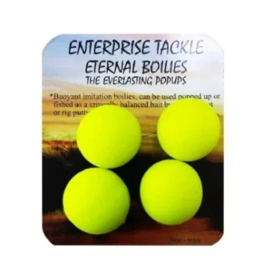 Boilies Pop Ups Enterprise Eternal Galben fluor 18 mm