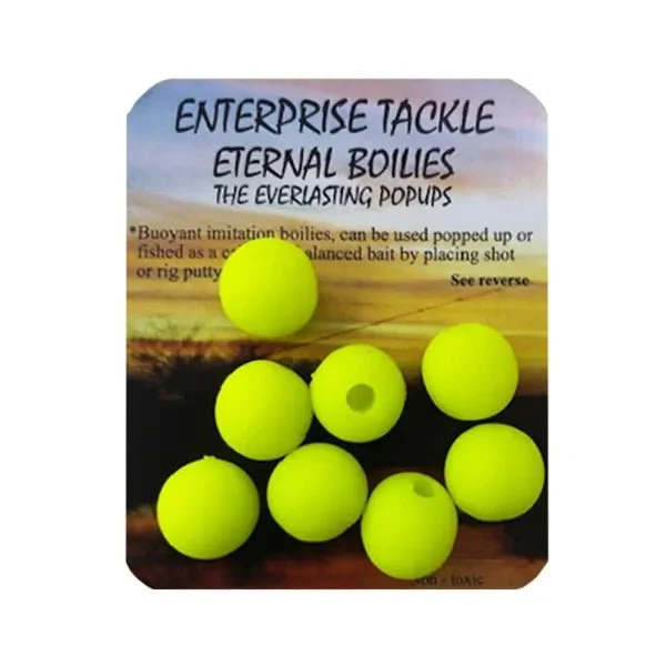 Boilies Pop Ups Enterprise Eternal Galben fluor 12 mm