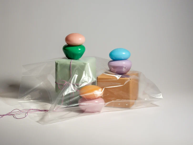 Bombonieră Mini - Apricot & Milky Rose