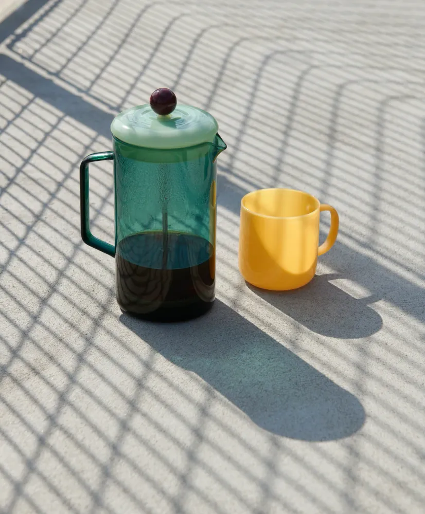 Cană Borosilicate Set de 2 - Jade Yellow