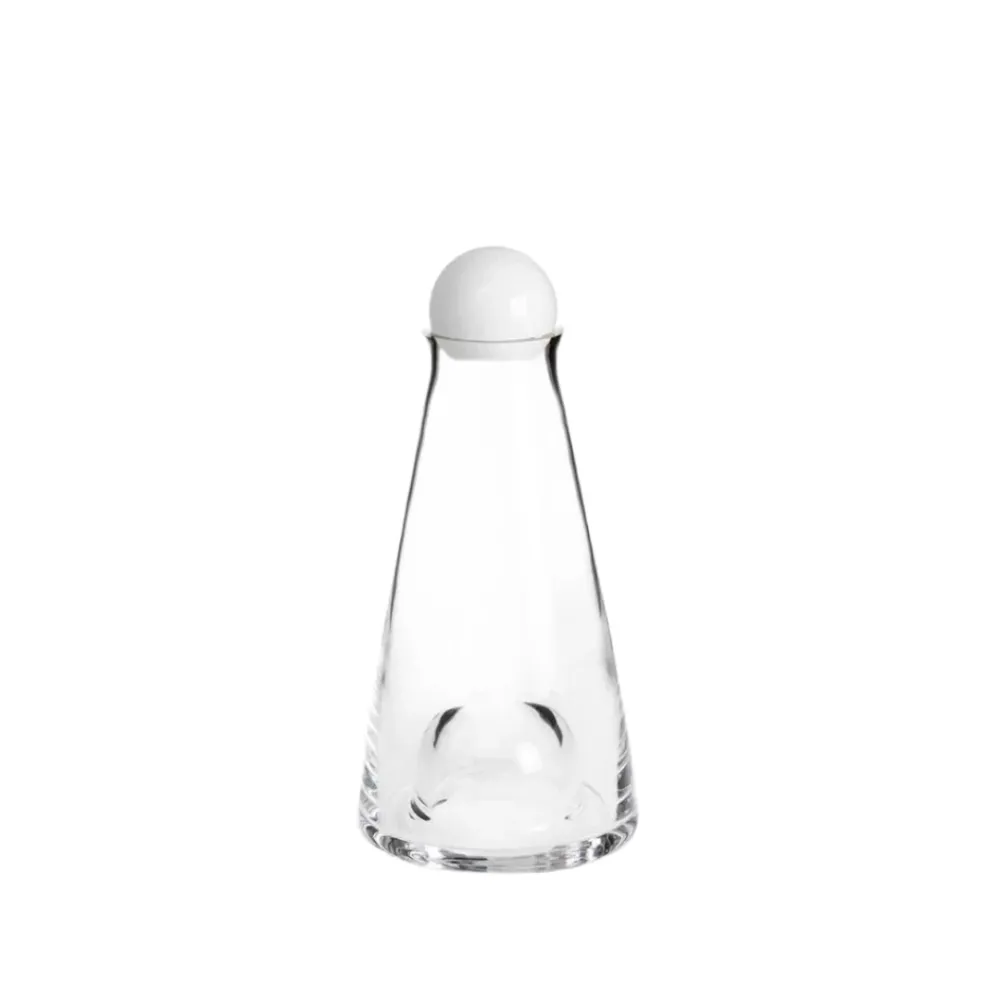 Carafa Fia mini transparent / alb