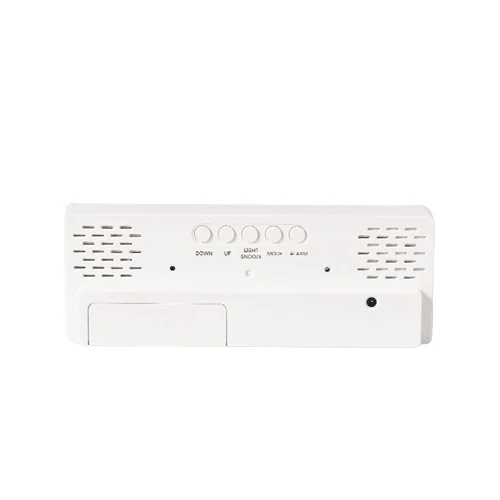 Ceas Electronic de Masă cu LED RGB – Afișaj cu Temperatura, Alarmă și Comandă Vocală, Dimensiuni 160 x 60 x 25 mm, Culoare...