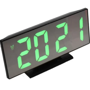Ceas Oglindă Digital cu LED Verde DS-3618L – Afișaj Elegant pentru Birou sau Spații Comerciale