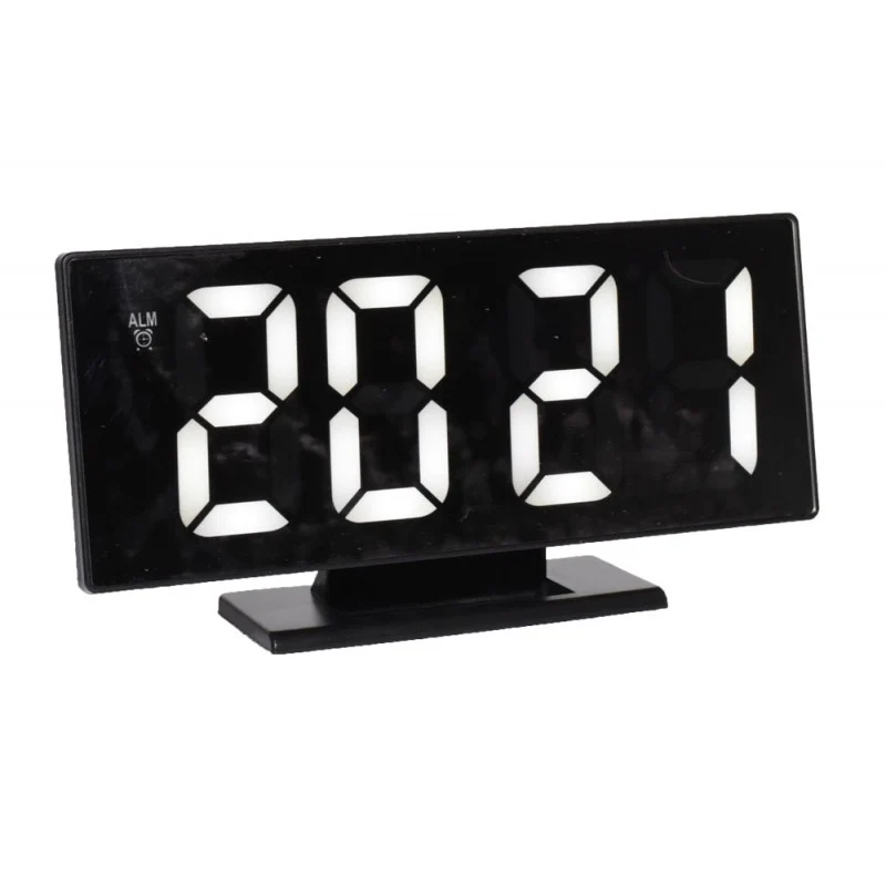 Ceas Oglindă cu LED Alb DS-3618L – Design Modern pentru Birou sau Spații Comerciale
