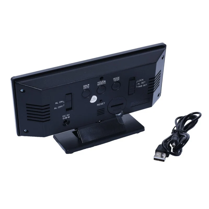 Ceas Oglindă cu LED Alb DS-3618L – Design Modern pentru Birou sau Spații Comerciale