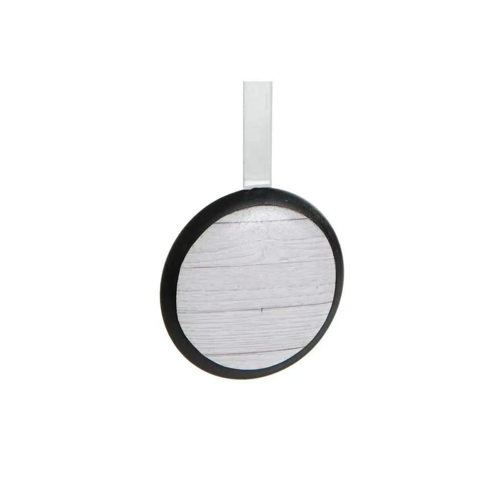 Ceas de Perete DKD Home Decor 32 x 5 x 56 cm Natural Alb Plastic Casă Lemn MDF (2 Unități)