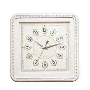 Ceas de perete 42 cm cu mecanism silentios, D3328 ALB