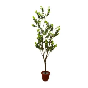 Copac artificial, Camelie fara ghiveci D3067, culoare roz, 190 cm