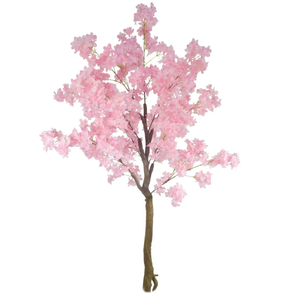 Copac artificial, Cires Japonez (Sakura) fara ghiveci, Naimeed D5624, 185x110 cm, Roz