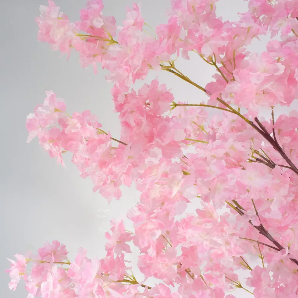 Copac artificial, Cires Japonez (Sakura) fara ghiveci, Naimeed D5624, 185x110 cm, Roz