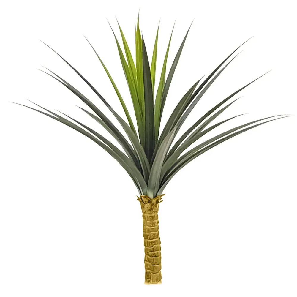 Copac artificial, Yucca fara ghiveci, Naimeed D5622, 140x80 cm, Verde