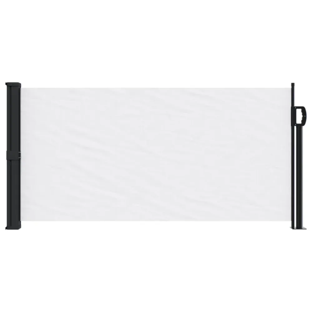 Copertina laterală retractabilă, alb, 100x500 cm