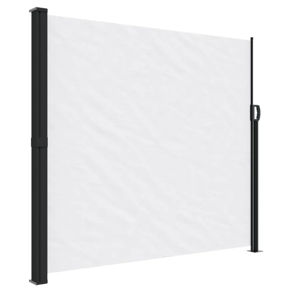 Copertina laterală retractabilă, alb, 180x500 cm
