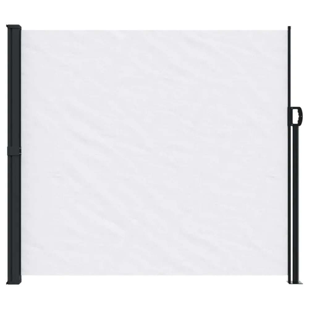Copertina laterală retractabilă, alb, 180x500 cm