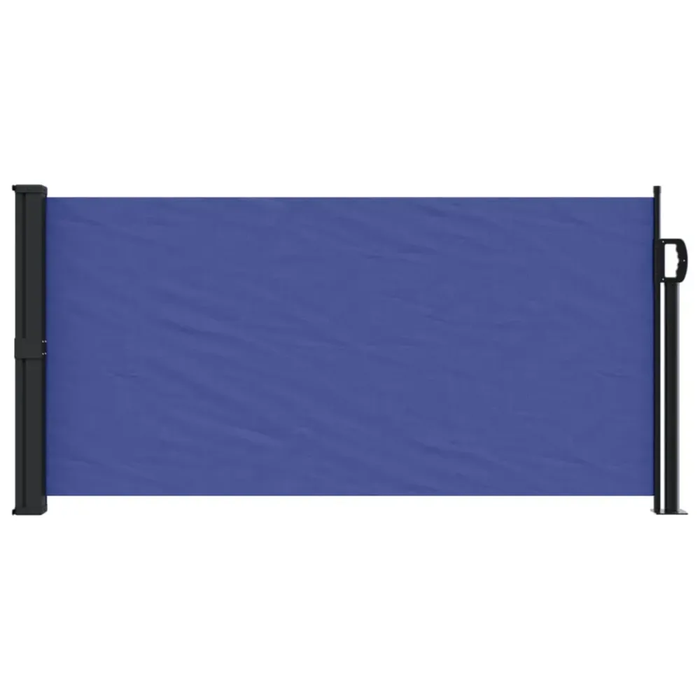 Copertina laterală retractabilă, albastru, 100x300 cm