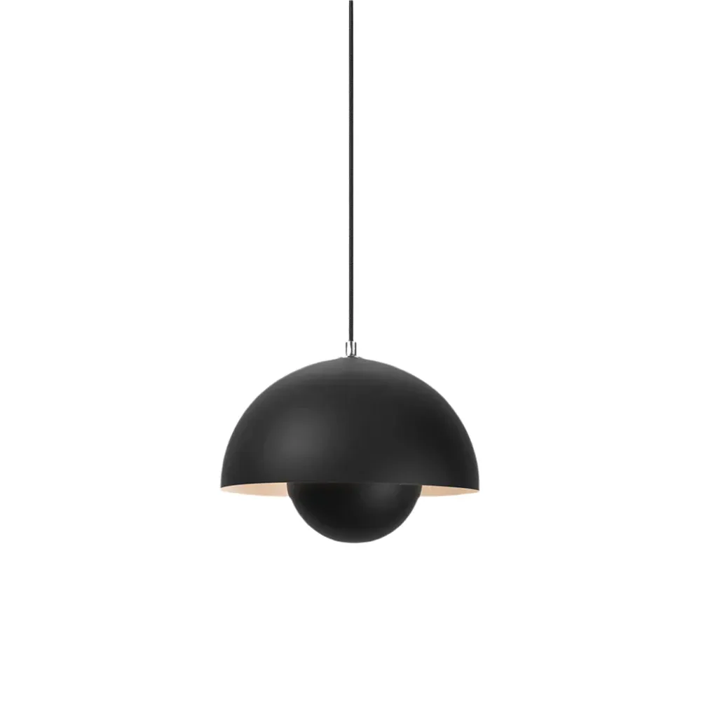 Corp de iluminat suspendat Flowerpot VP1 mic - Negru mat
