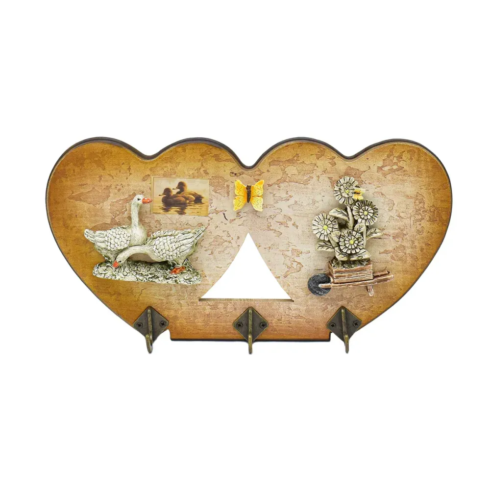 Cuier decorativ D55, 32x16,5 cm, m1