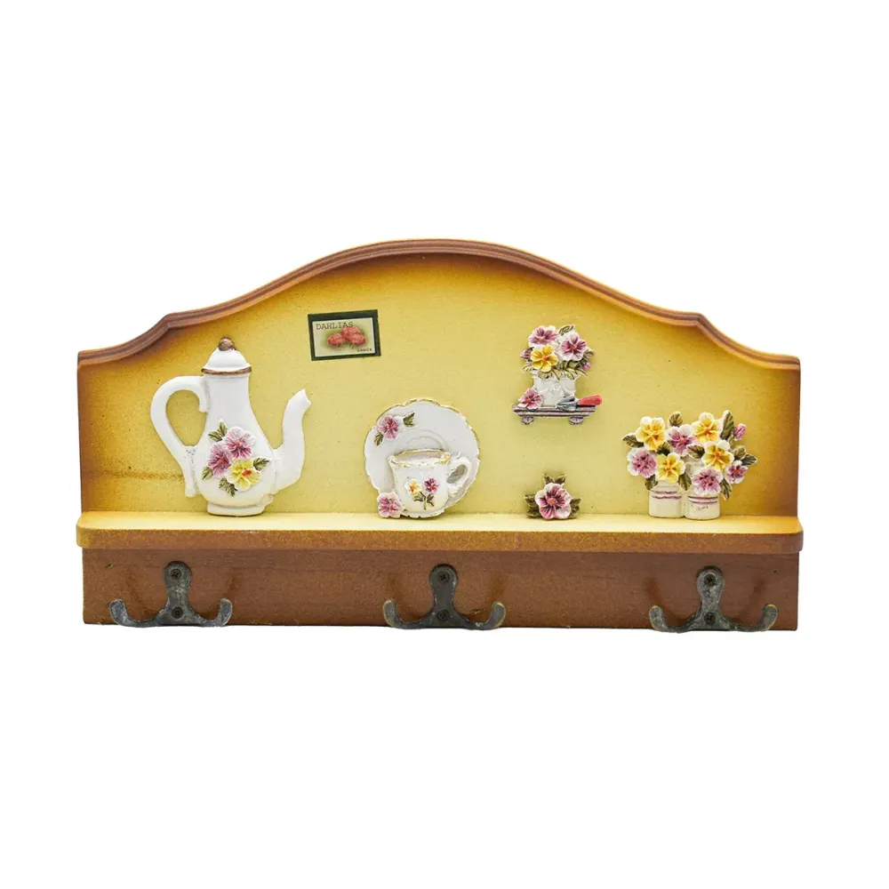 Cuier decorativ D63, 24x16,5 cm, m1