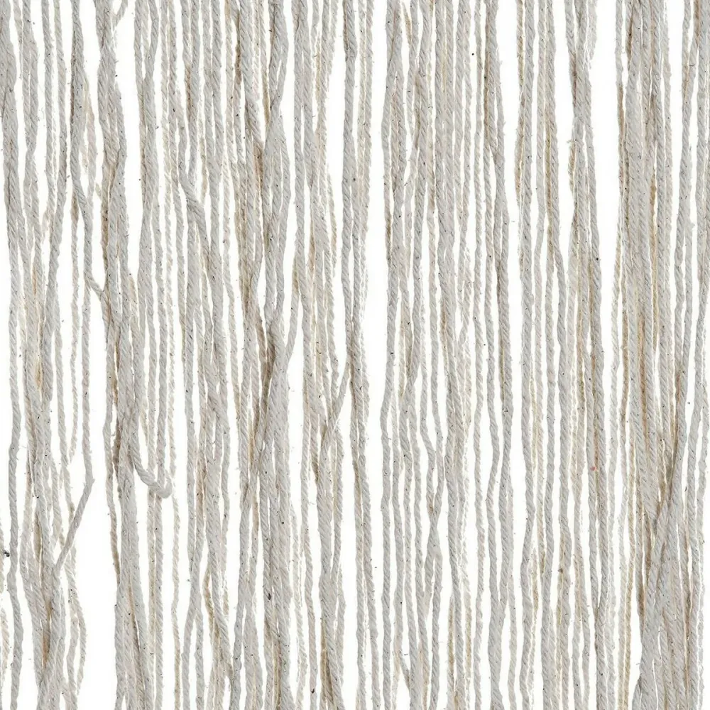 Decorațiune Suspendată DKD Home Decor Bej Gri Gri închis Franjuri Boho 45 x 1 x 61 cm (2 Unități)