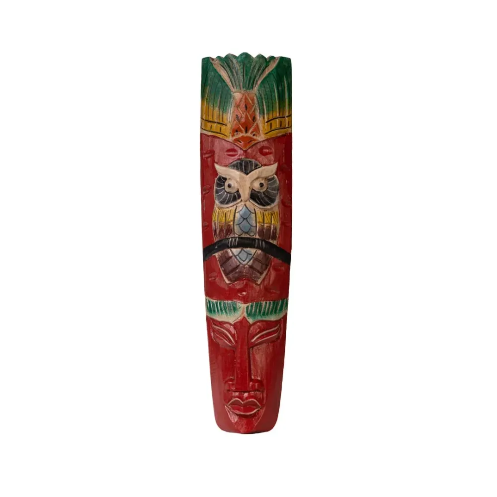 Decoratiune de perete multicolora din lemn de albasia