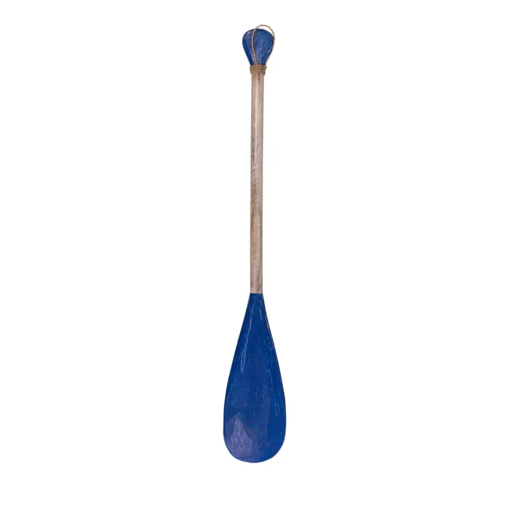 Decoratiune vasla albastra din lemn de albasia 140 cm