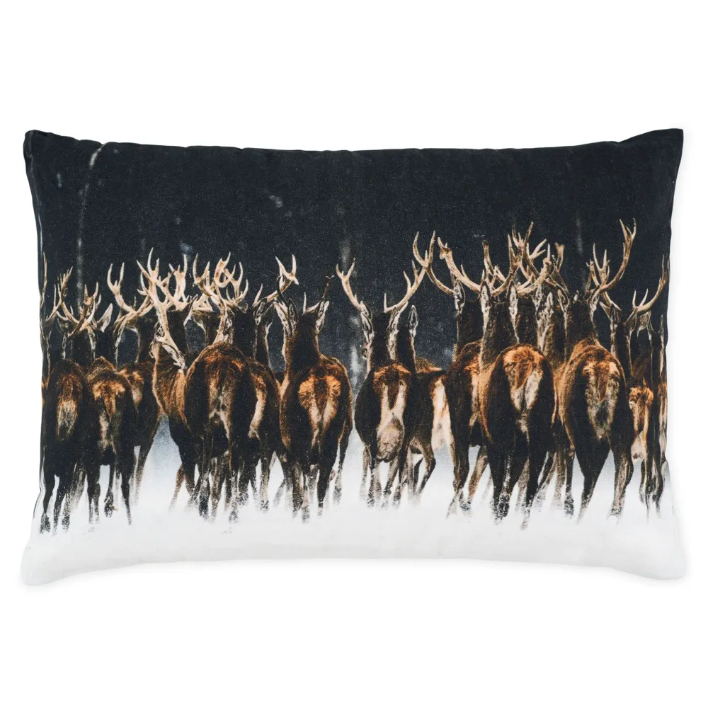 DEER RUNNING Pernă decorativă, 35x50cm