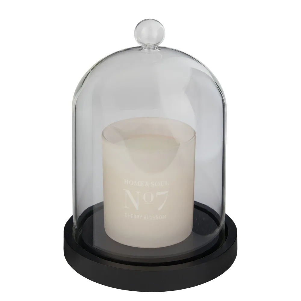 DOME clopot din sticla pentru lumanari H22cm