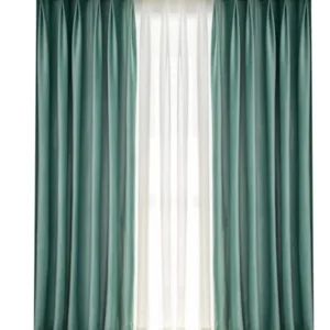 Draperie catifea Velvet 5018/52, verde mentă închis