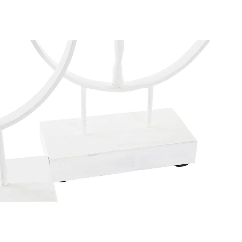 Figură Decorativă DKD Home Decor 23 x 9 x 33 cm Alb Balerină (2 Unități)