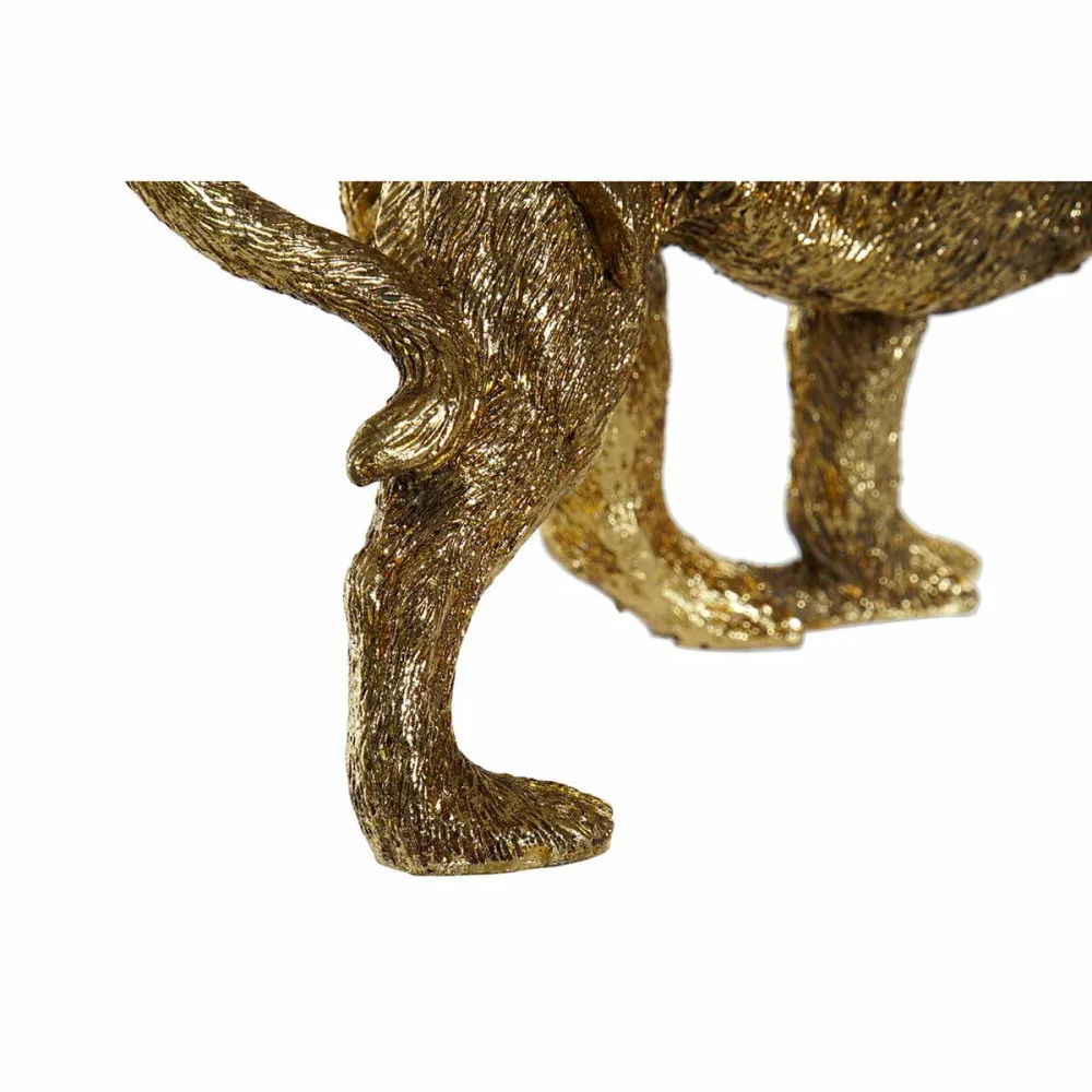 Figură Decorativă DKD Home Decor FZ-93397 Alb Auriu* Rășă Dreptunghiular Colonial Modern 21 x 8,5 x 18,5 cm
