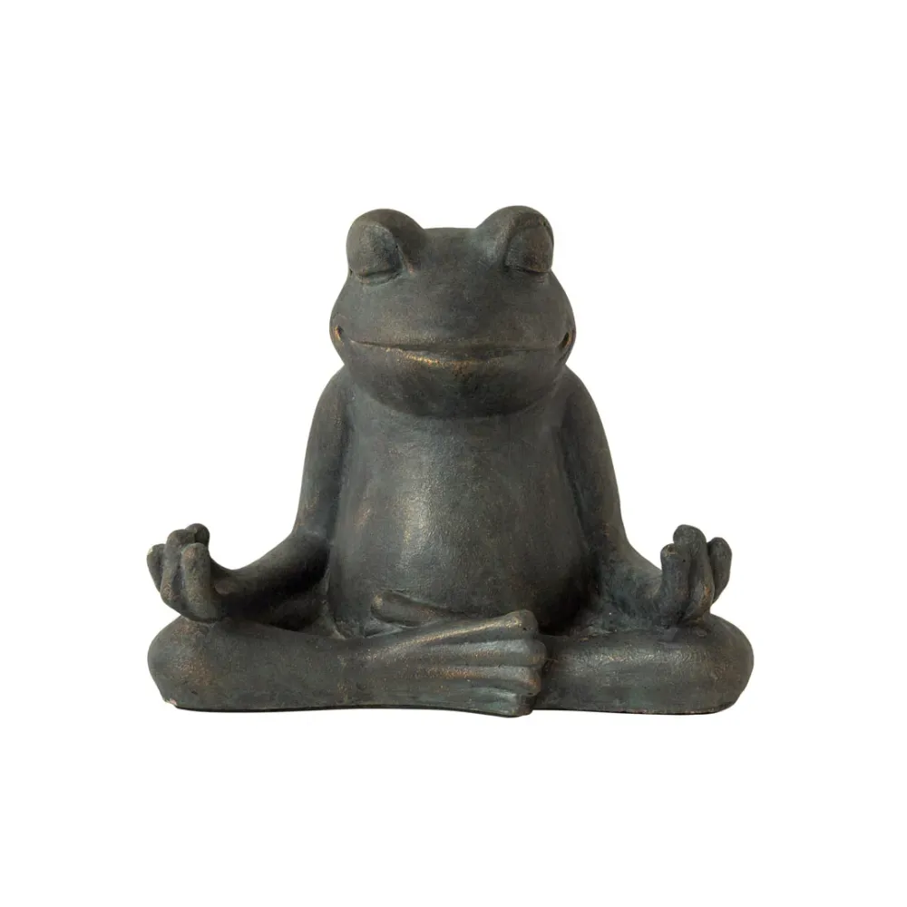 Figurina gri din fibrociment Zen Leap