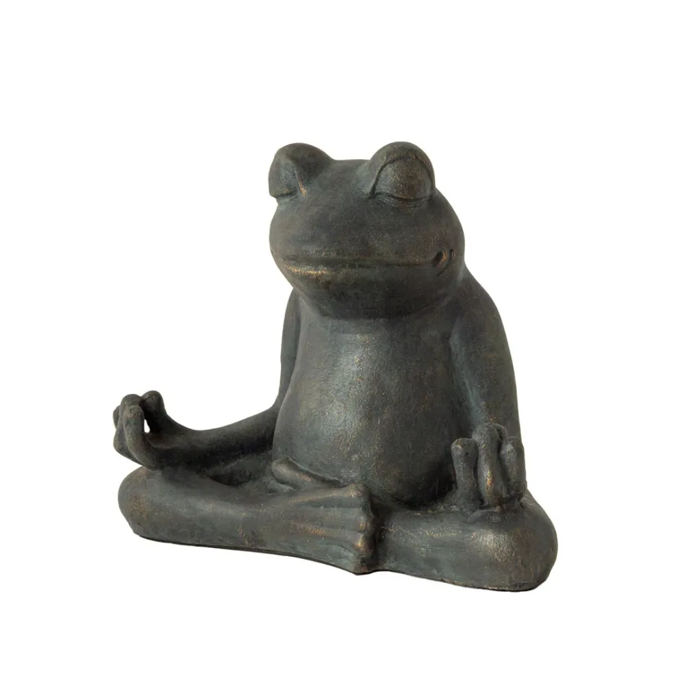 Figurina gri din fibrociment Zen Leap