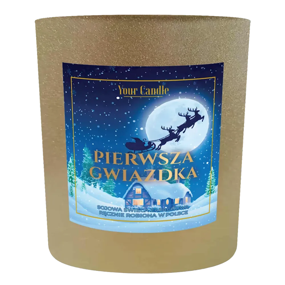 FIRST STAR Suport de lumânare parfumată 180 ml - LUMÂNAREA DUMNEAVOASTRĂ (PRODUS DE SEZON)