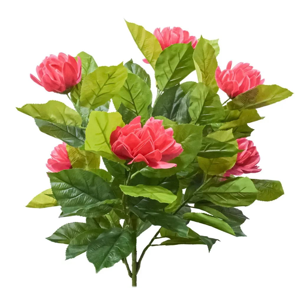 Floare artificiala fara ghiveci, Naimeed D5630, 90x67 cm, Rosu