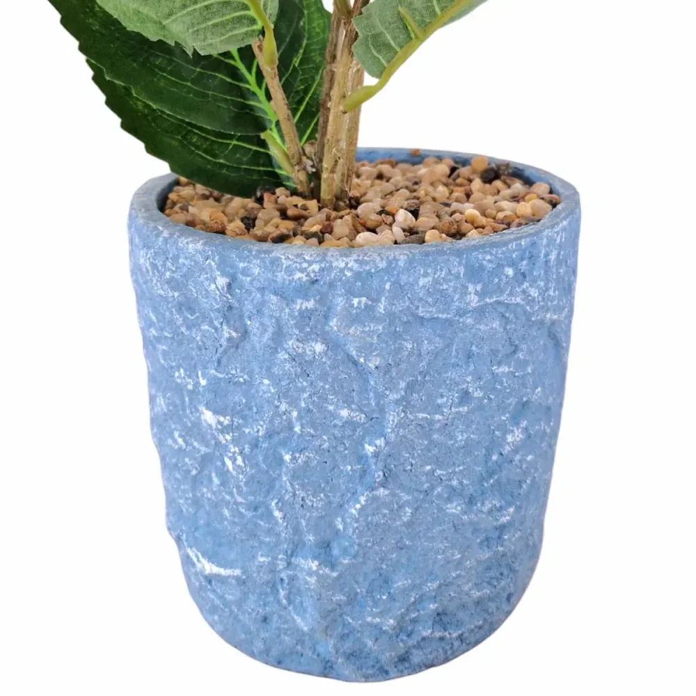 Floare artificiala ghiveci, Hortensie, Naimeed D2854, 39x39x50cm, Alb