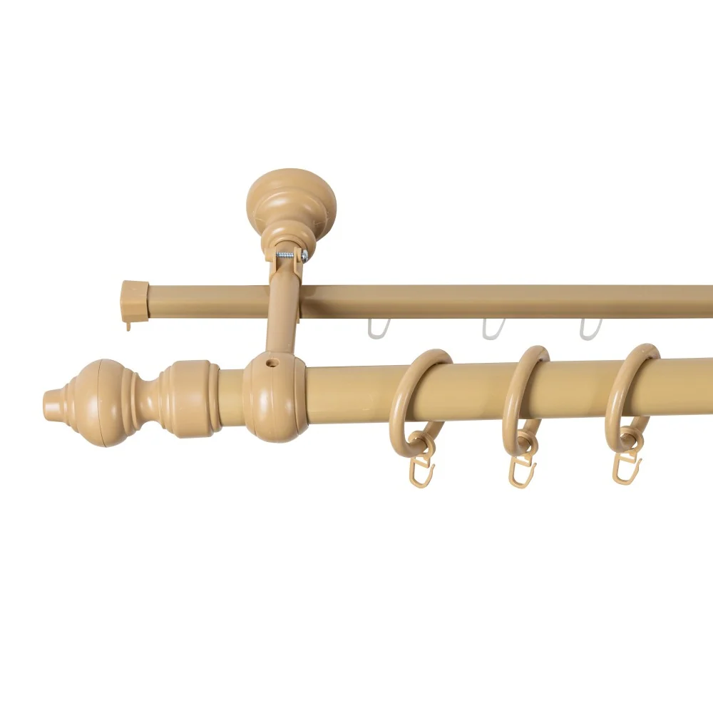 Galerie metal infoliat Filigrano, culoare bej, 240 cm - SINA U INCLUSA