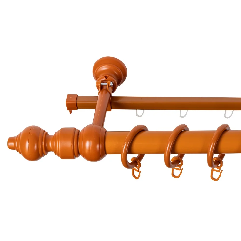 Galerie metal infoliat Filigrano, culoare cires, 220 cm - SINA U INCLUSA