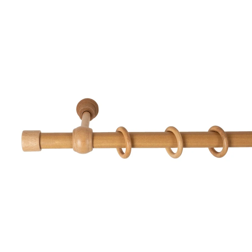 Galerie simpla lemn masiv Cafiro, consola standard, nuanta stejar, 240 cm - KIT COMPLET