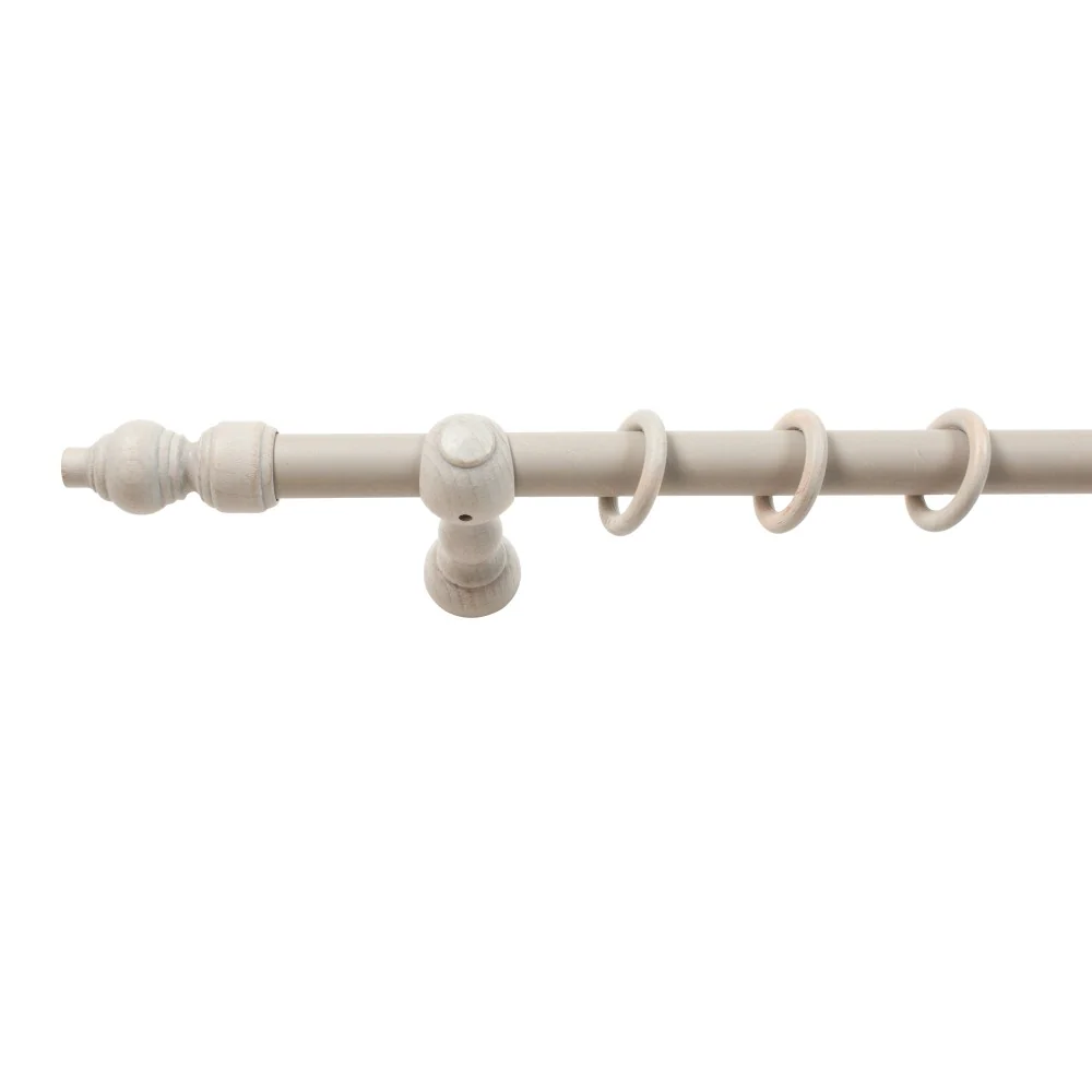Galerie simpla lemn masiv Filigrano, consola clasica, nuanta gri-antic, 160 cm - KIT COMPLET