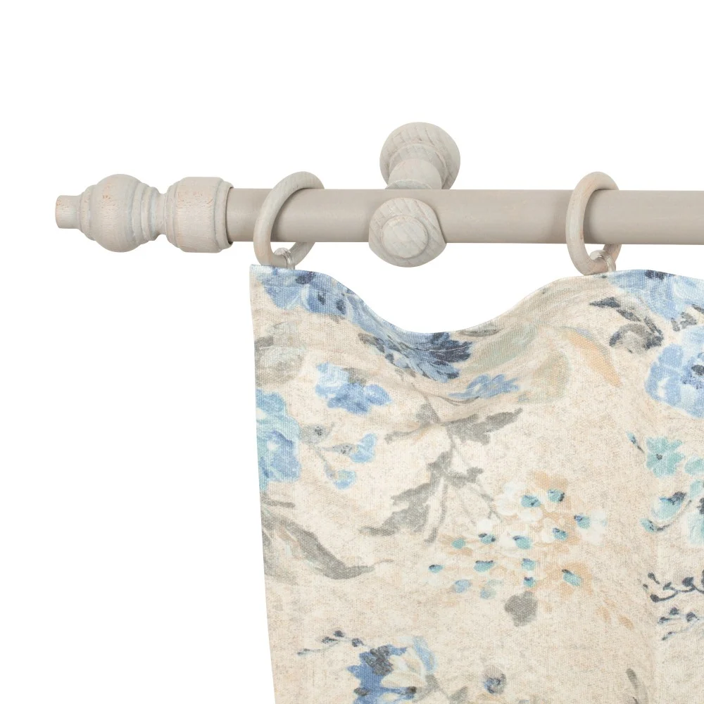 Galerie simpla lemn masiv Filigrano, consola clasica, nuanta gri-antic, 160 cm - KIT COMPLET