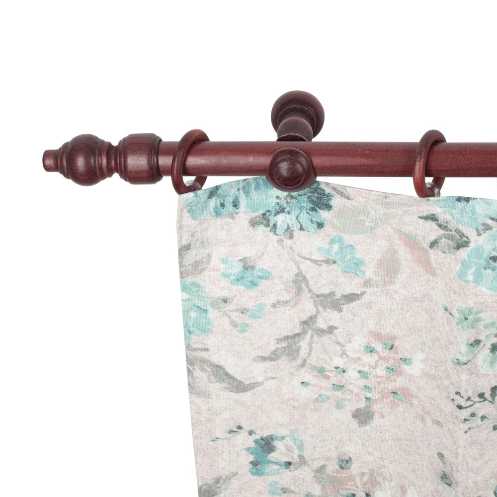 Galerie simpla lemn masiv Filigrano, consola clasica, nuanta mahon, 360 cm - KIT COMPLET