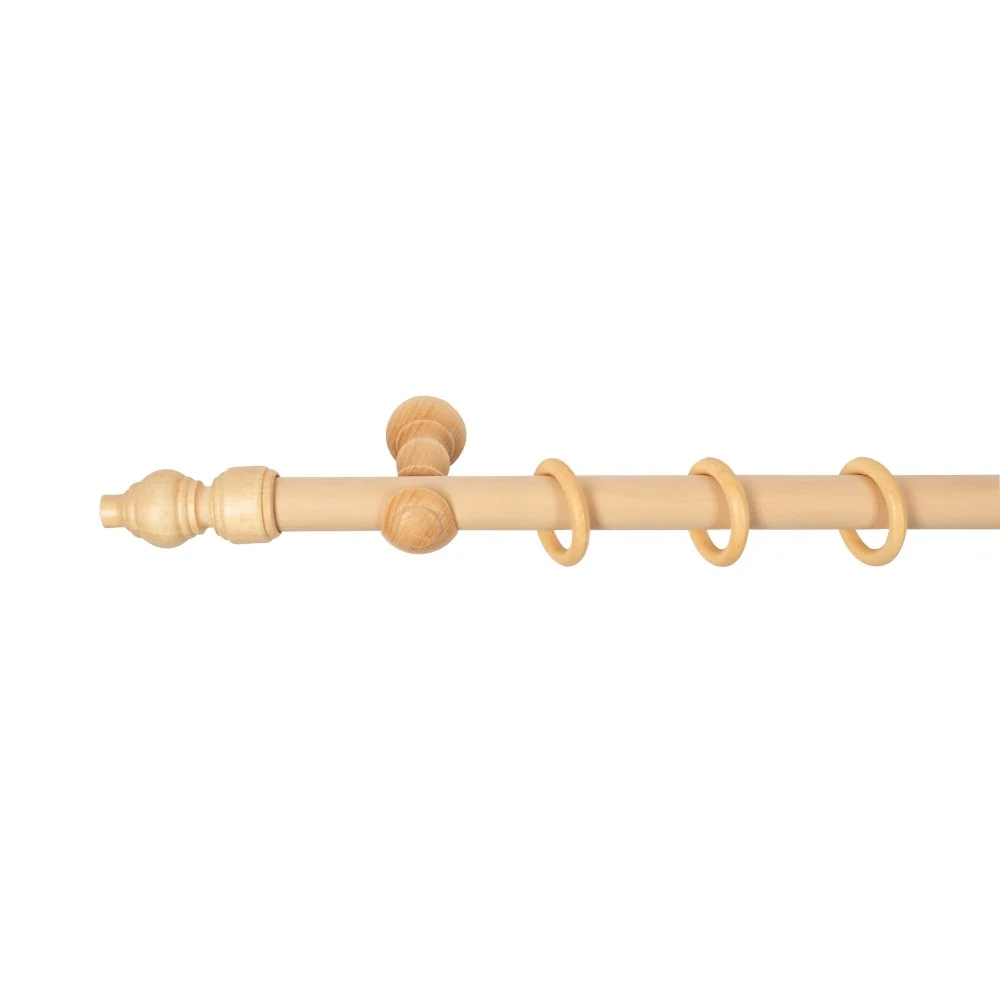 Galerie simpla lemn masiv Filigrano, consola clasica, nuanta natur, 180 cm - KIT COMPLET