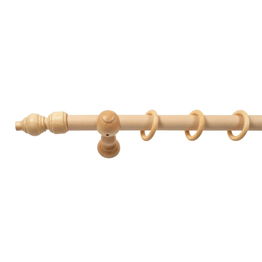Galerie simpla lemn masiv Filigrano, consola clasica, nuanta natur, 180 cm - KIT COMPLET