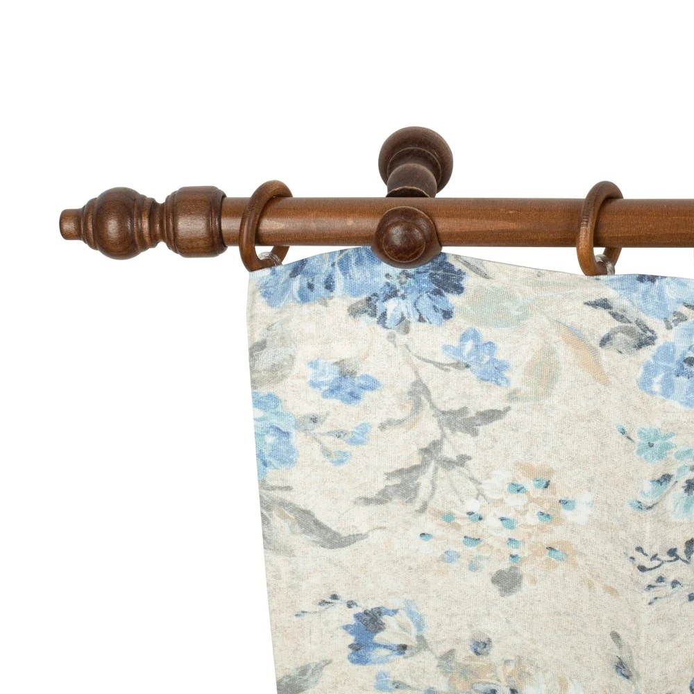 Galerie simpla lemn masiv Filigrano, consola clasica, nuanta nuc, 240 cm - KIT COMPLET