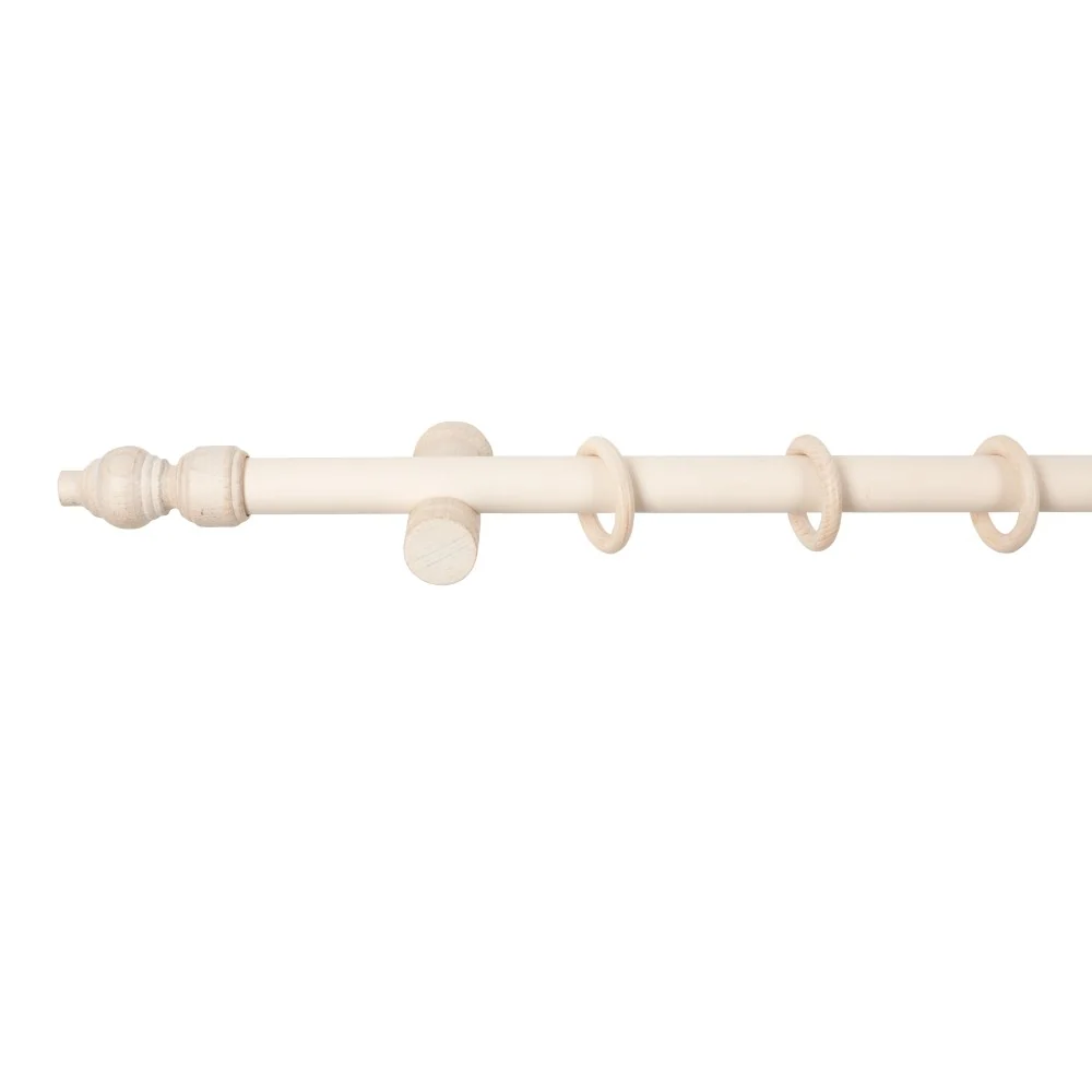 Galerie simpla lemn masiv Filigrano, consola moderna, nuanta alb-antic, 120 cm - KIT COMPLET