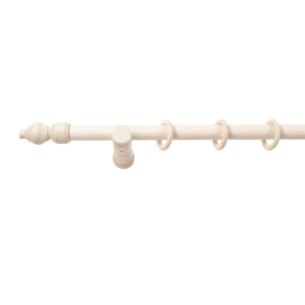 Galerie simpla lemn masiv Filigrano, consola moderna, nuanta alb-antic, 120 cm - KIT COMPLET