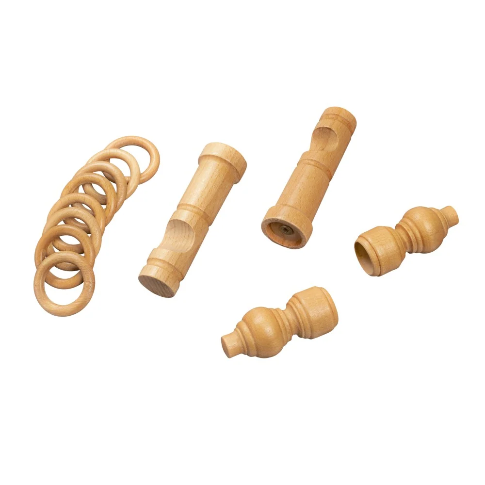Galerie simpla lemn masiv Filigrano, consola moderna, nuanta stejar, 280 cm - KIT COMPLET
